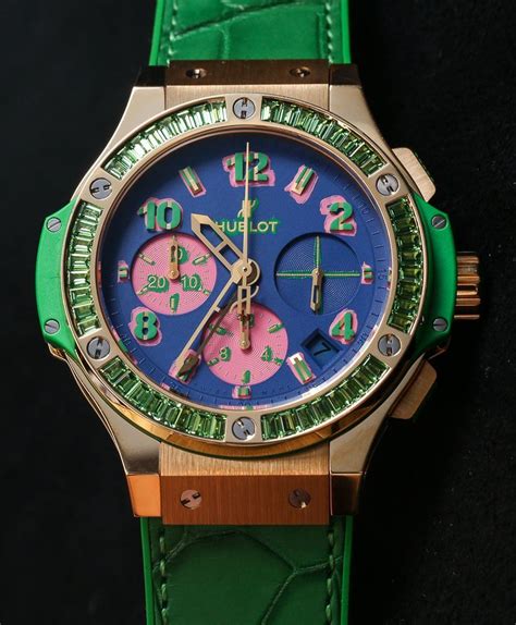 Hublot Big Bang Pop Art Mat Orange Dial 18k Yellow Gold